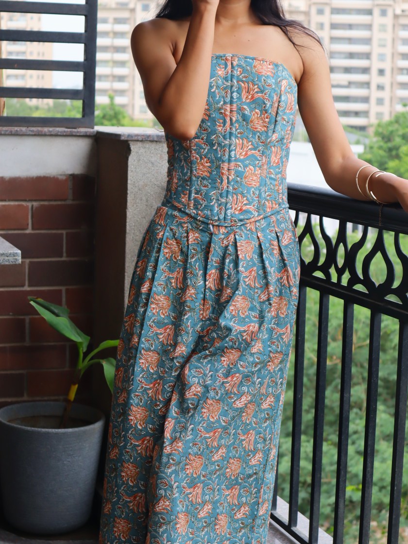 Floral Corset Co-ord Set