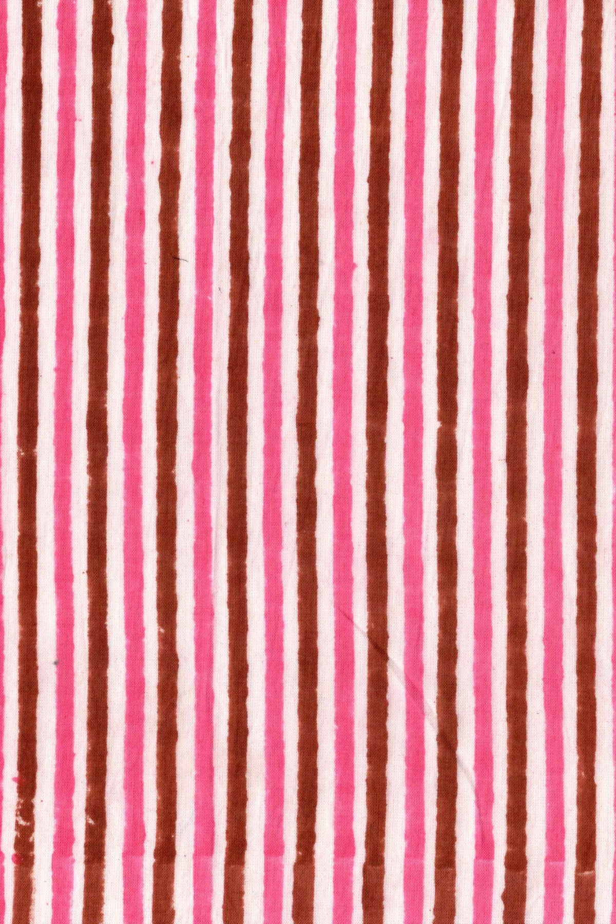 Pink Stripe Cotton Bandana