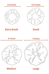 Pink Floral Cotton Hair Scrunchie